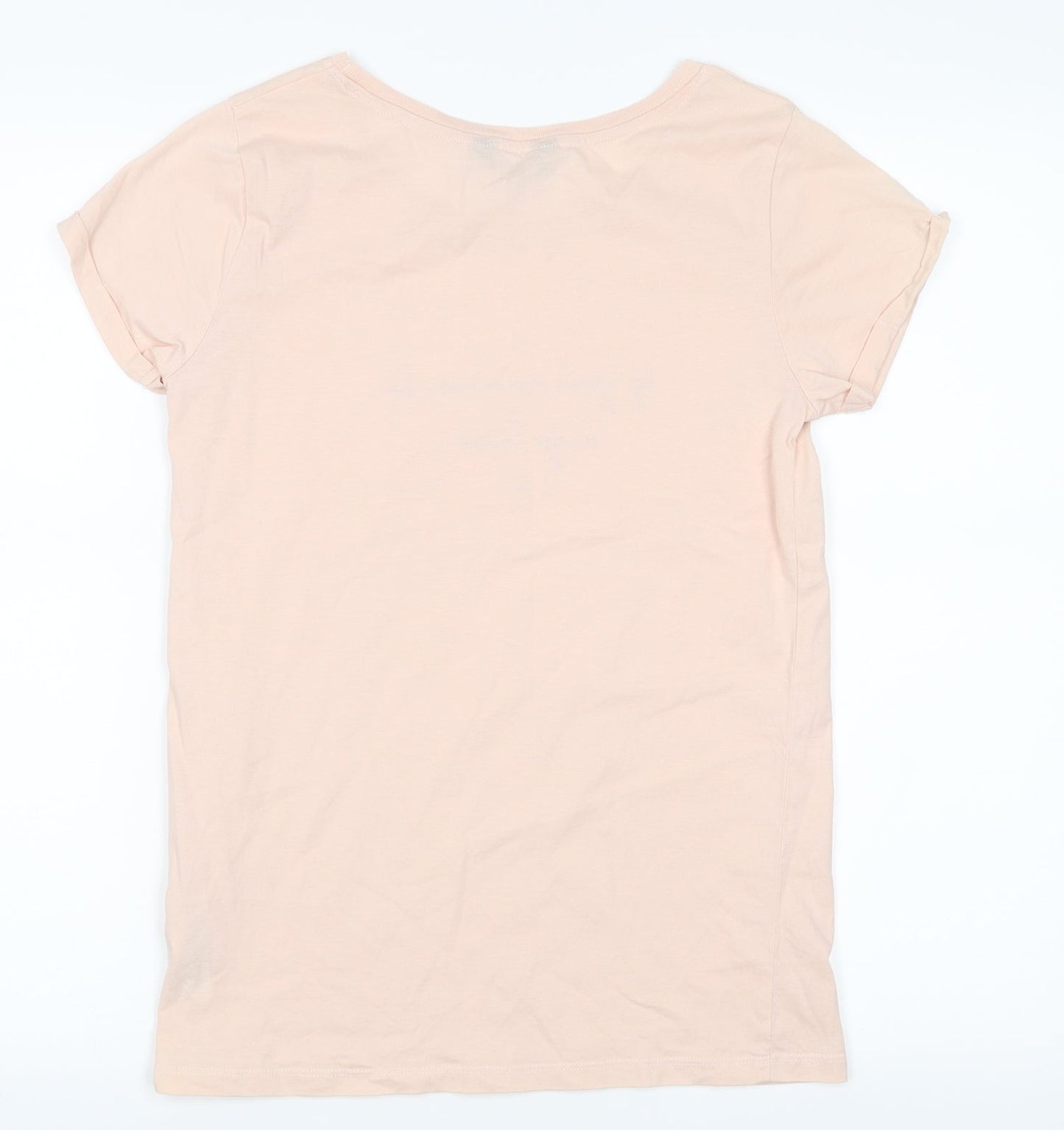 Womens UK Size  New Look Pink Basic T-Shirt