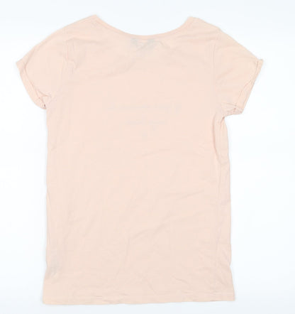 Womens UK Size  New Look Pink Basic T-Shirt