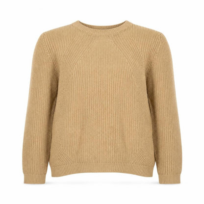 Warehouse Womens Beige  Knit Pullover Jumper Size 6