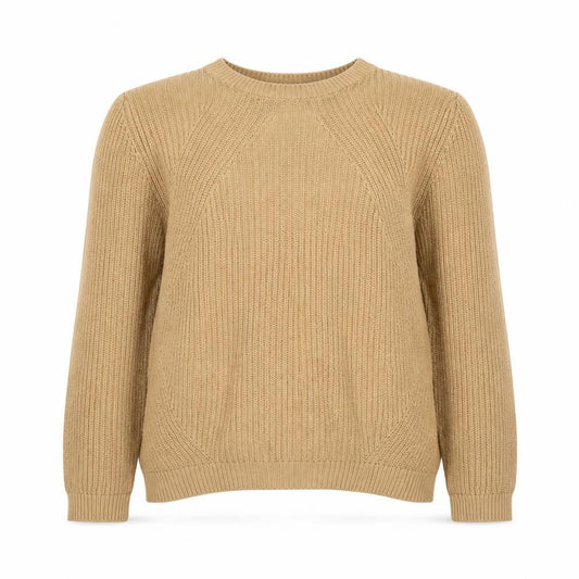 Warehouse Womens Beige  Knit Pullover Jumper Size 6