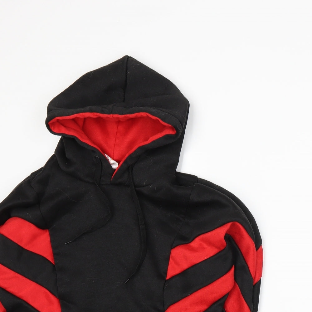 Liranmel Womens Black   Pullover Hoodie Size S