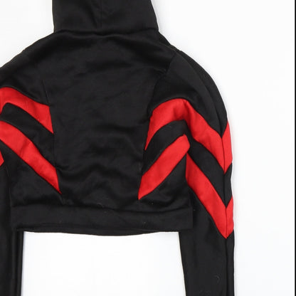 Liranmel Womens Black   Pullover Hoodie Size S