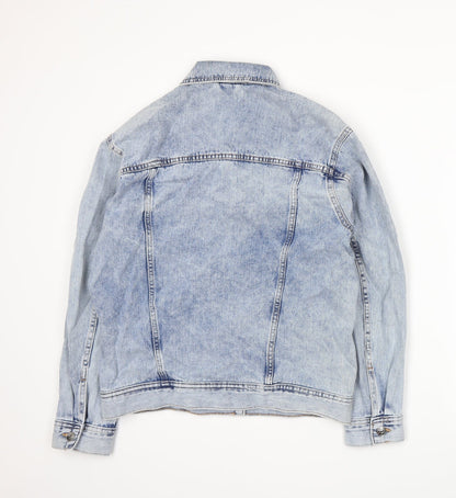 Divided by H&M Womens Blue  Denim Jacket Coat Size XS