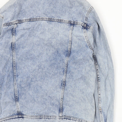 Divided by H&M Womens Blue  Denim Jacket Coat Size XS