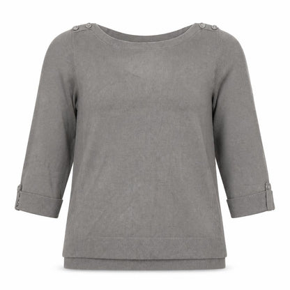 BHS Womens Grey  Knit Pullover Jumper Size 16