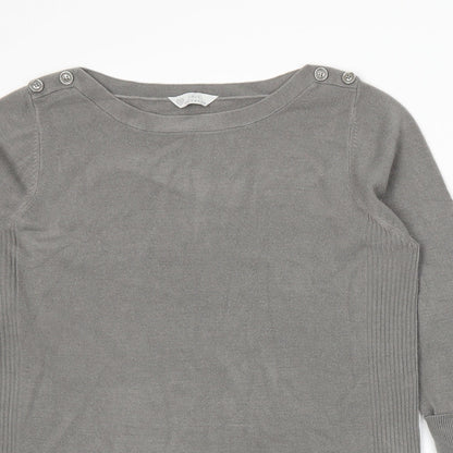 BHS Womens Grey  Knit Pullover Jumper Size 16