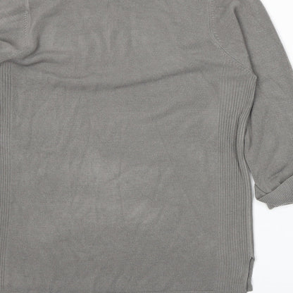 BHS Womens Grey  Knit Pullover Jumper Size 16