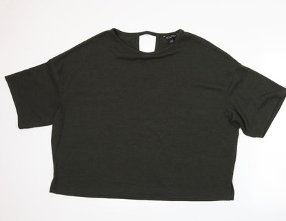 Dorothy Perkins Womens Green  Knit Pullover Jumper Size 18