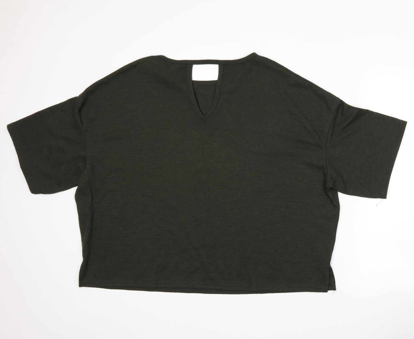 Dorothy Perkins Womens Green  Knit Pullover Jumper Size 18