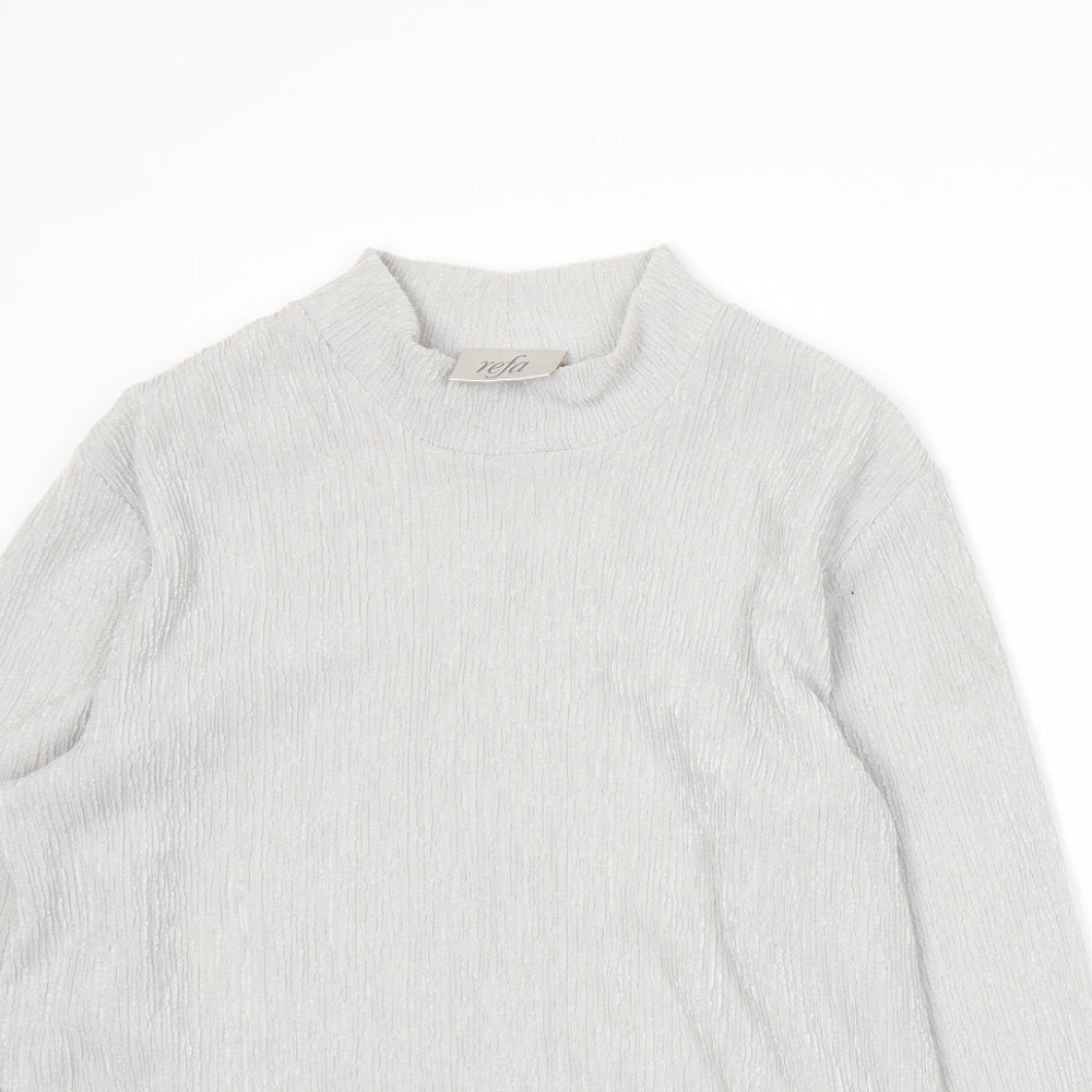 Refa Womens Grey   Basic T-Shirt Size 14