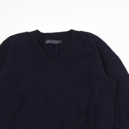 Marks and Spencer Womens Blue  Knit Pullover Jumper Size 8