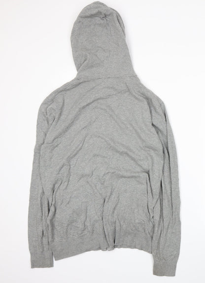 New Look Womens Grey  Knit Pullover Jumper Size 14