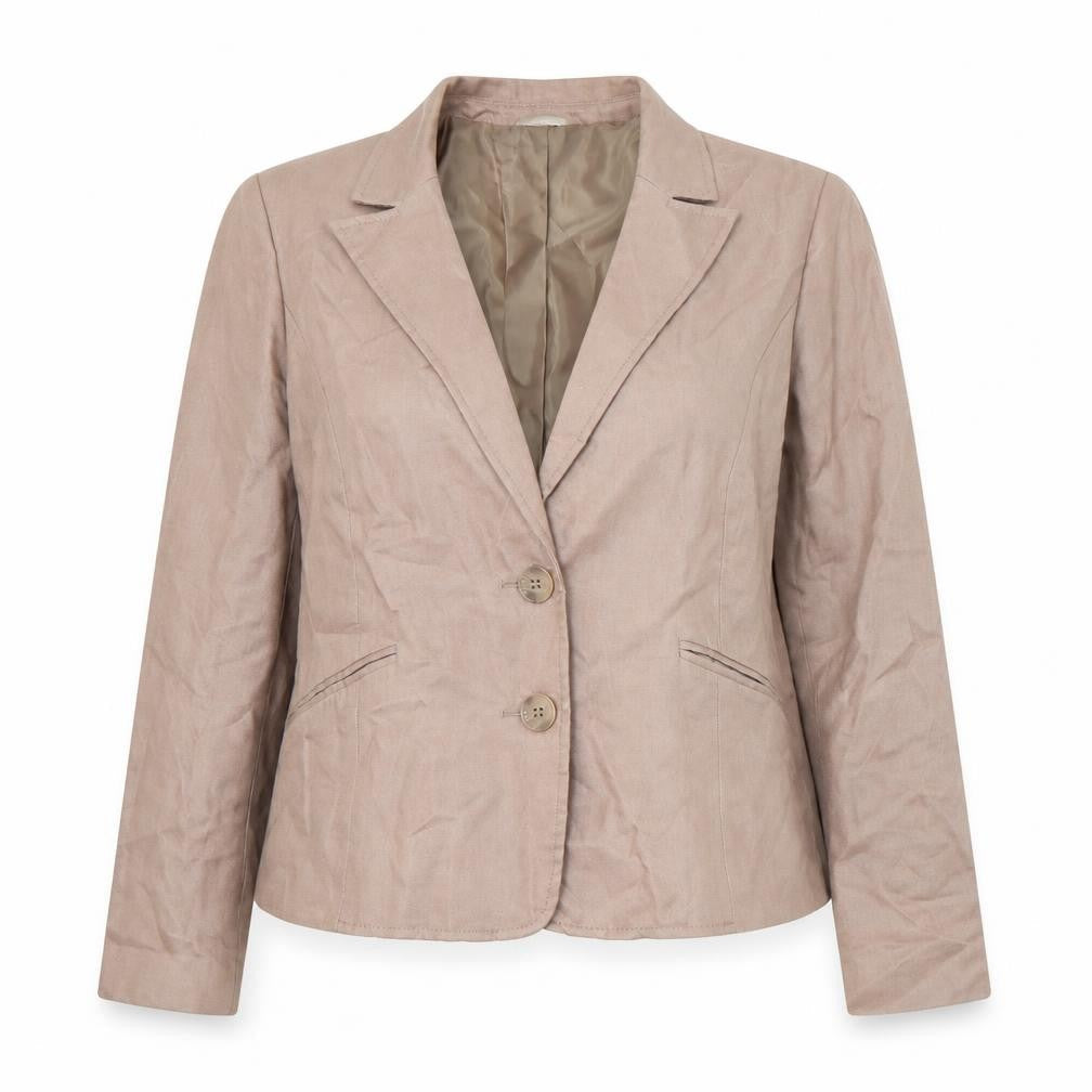 Womens UK Size 14 PLANET Regular Beige Suit Jacket