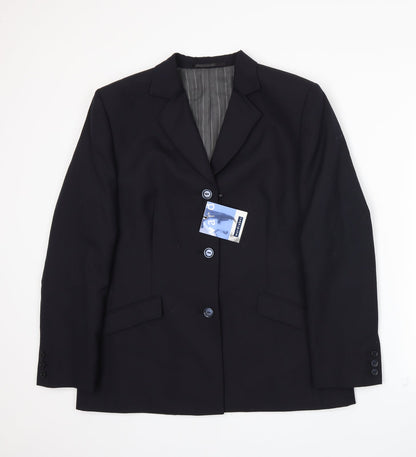 Womens UK Size 14 Wardrobe Regular Blue Suit Jacket