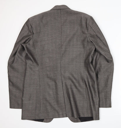 Fitwell Tailors Mens Brown   Jacket Suit Jacket Size L