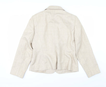 Autonomy Womens White   Overcoat Coat Size 12