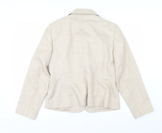 Autonomy Womens White   Overcoat Coat Size 12