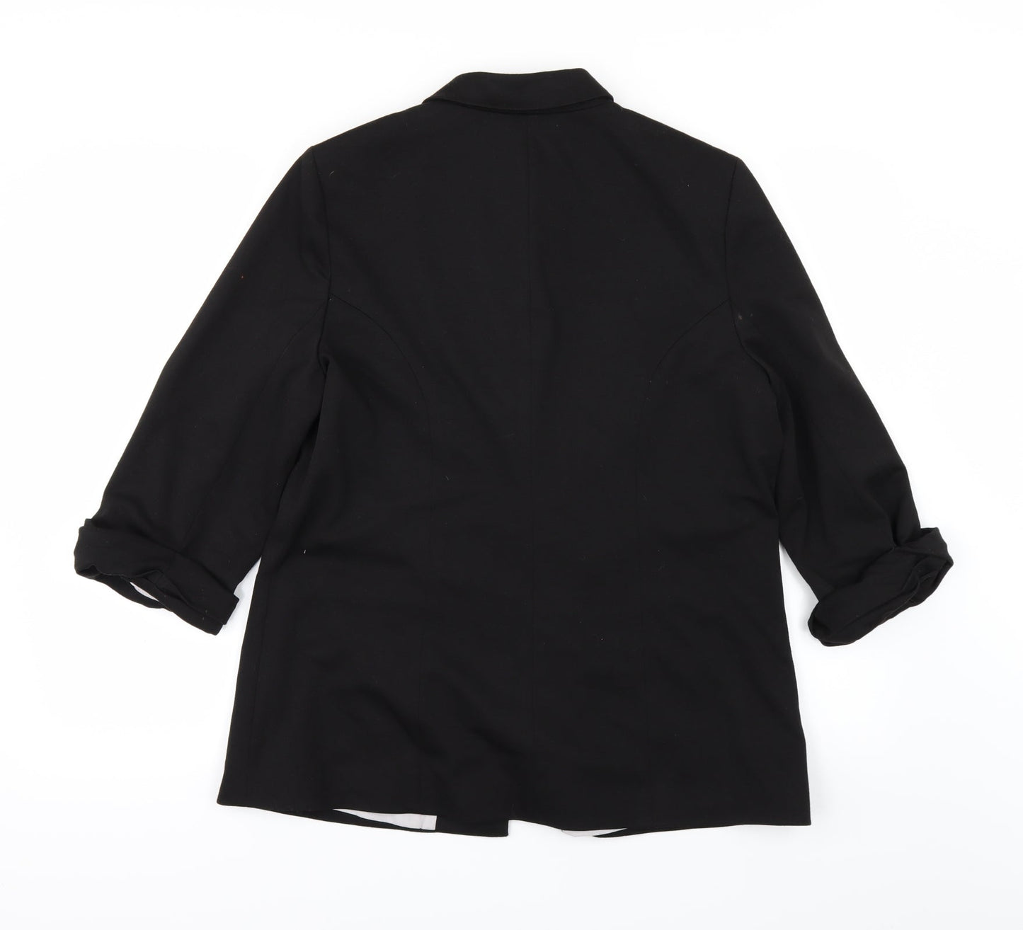 Womens UK Size 14 redherring Black Overcoat