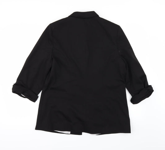 Womens UK Size 14 redherring Black Overcoat