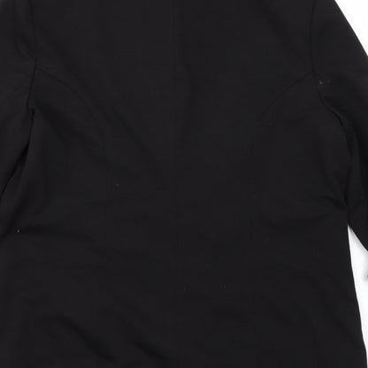 Womens UK Size 14 redherring Black Overcoat