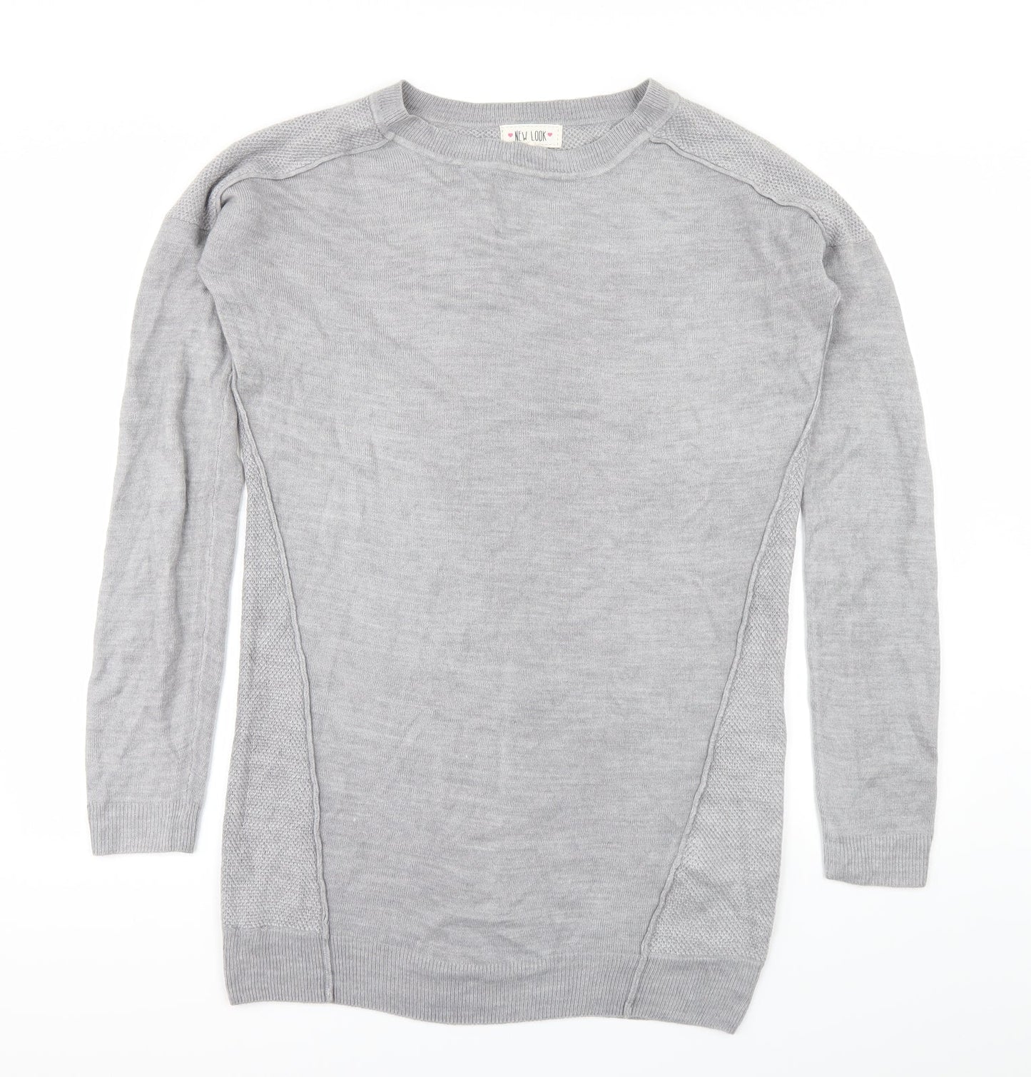 New Look Womens Grey   Pullover Jumper Size 12