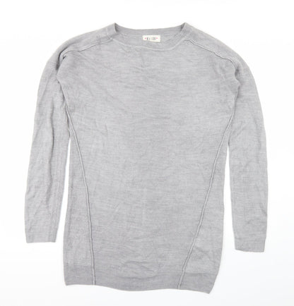 New Look Womens Grey   Pullover Jumper Size 12