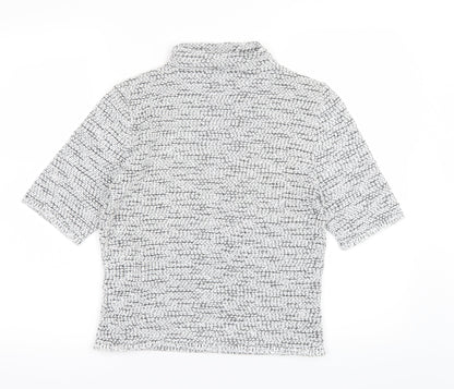 Dikton's Womens White   Basic T-Shirt Size M