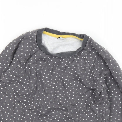 TU Girls Grey Polka Dot  Pullover Jumper Size 5-6 Years