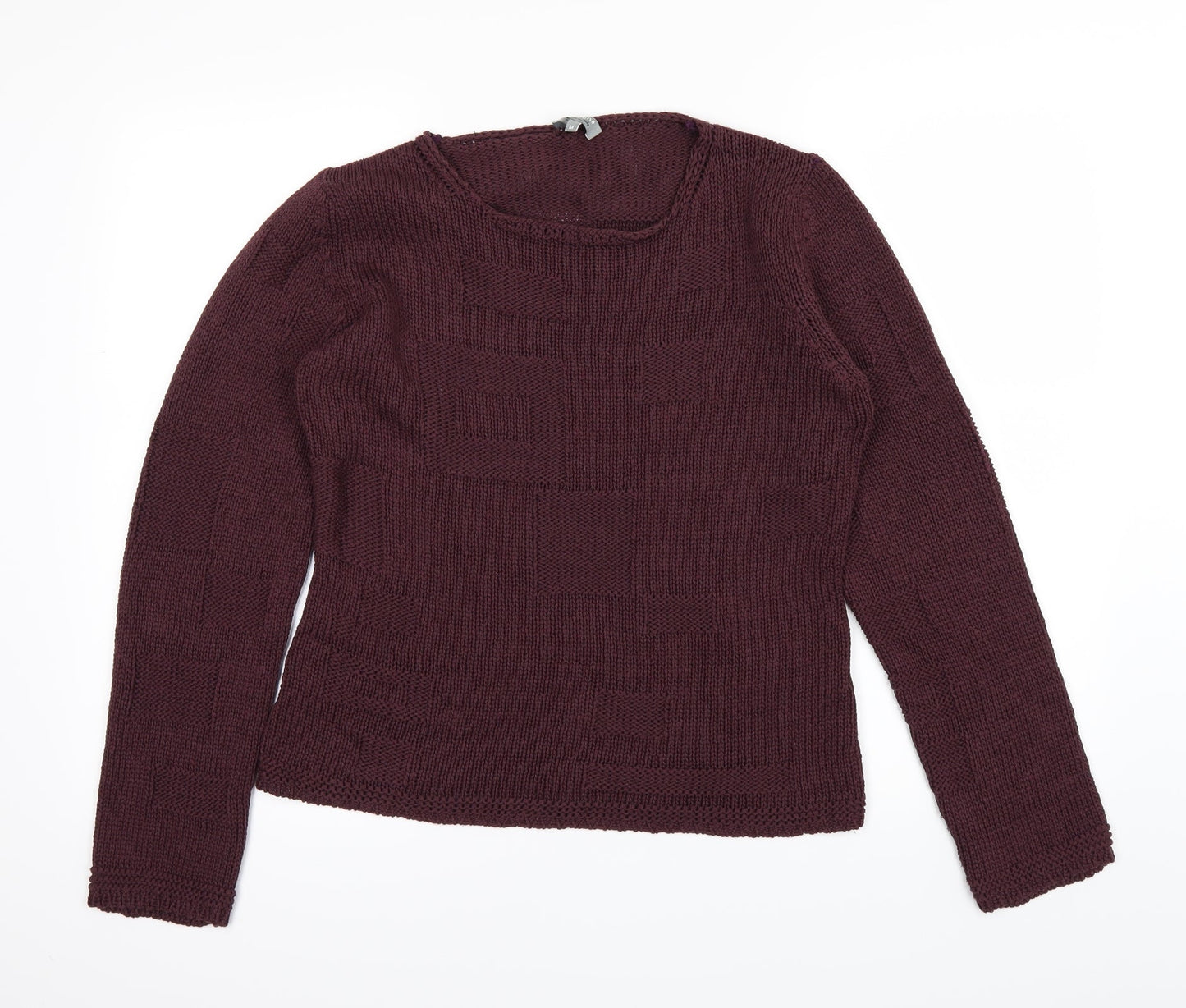 Per Una Womens Red   Pullover Jumper Size M