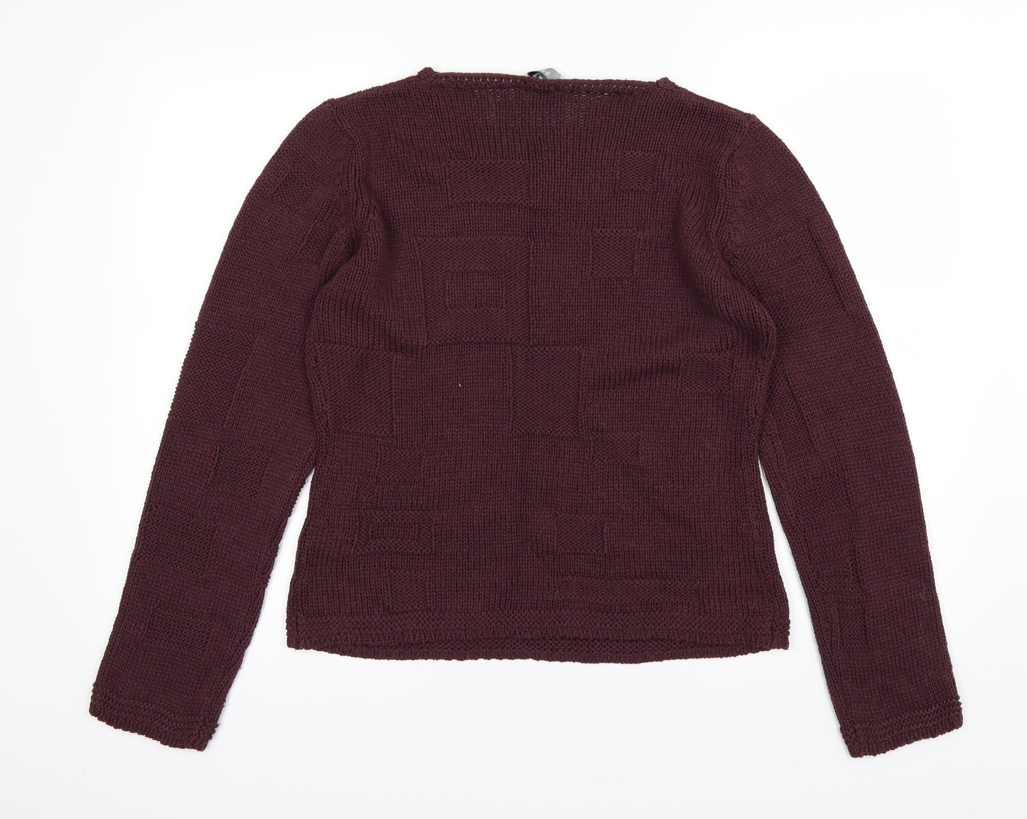Per Una Womens Red   Pullover Jumper Size M