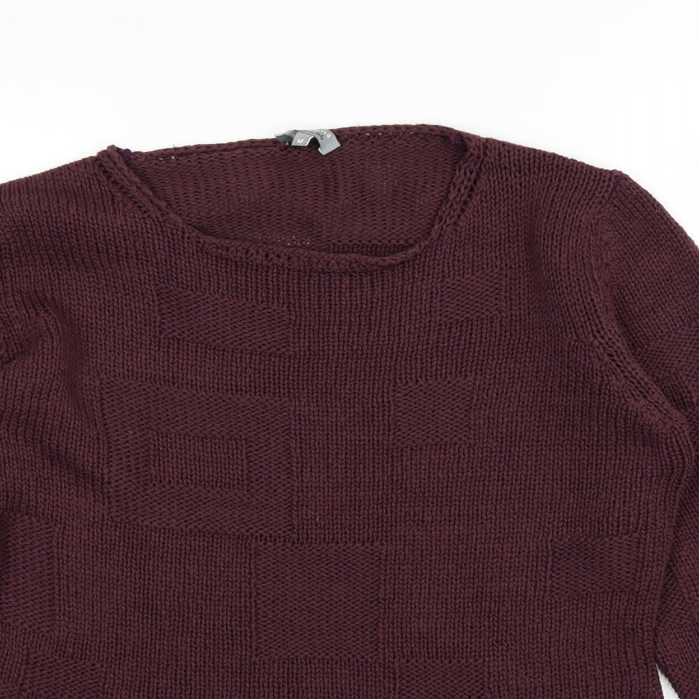 Per Una Womens Red   Pullover Jumper Size M
