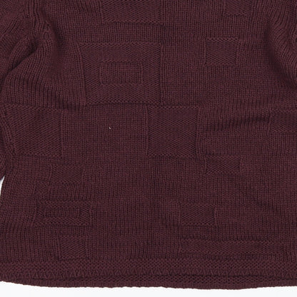 Per Una Womens Red   Pullover Jumper Size M