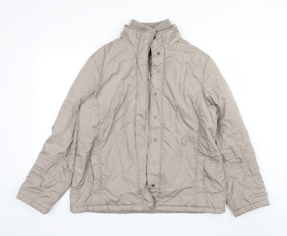 Womens UK Size 16 BHS White Rain Coat
