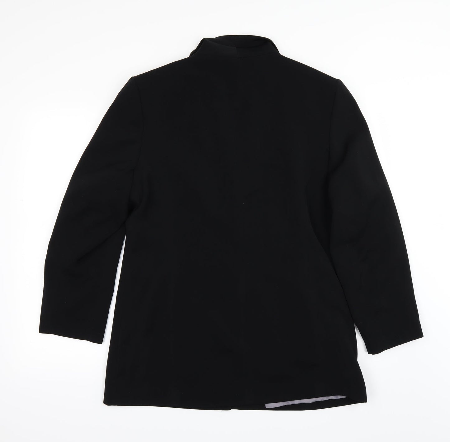 Womens UK Size 14 Mackays Black Overcoat