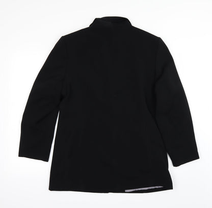 Womens UK Size 14 Mackays Black Overcoat