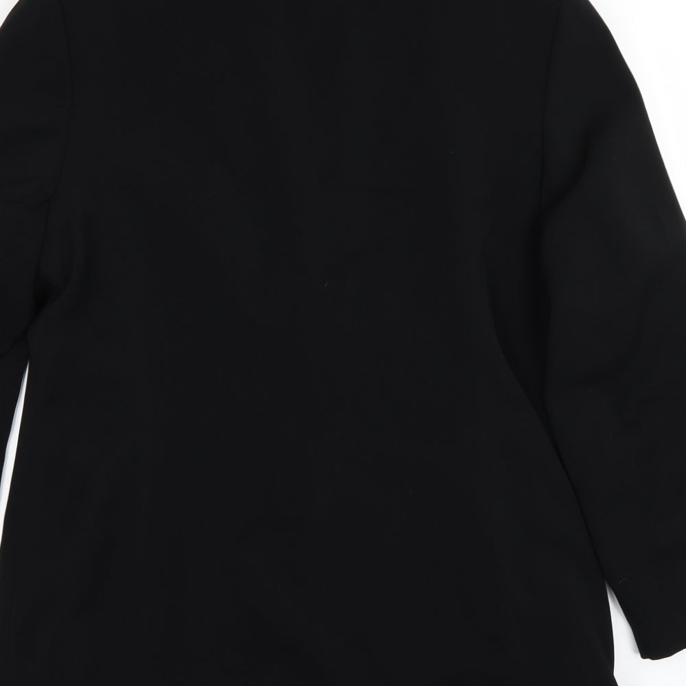 Womens UK Size 14 Mackays Black Overcoat