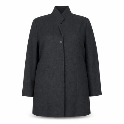 Womens UK Size 18 ELVI Grey Overcoat