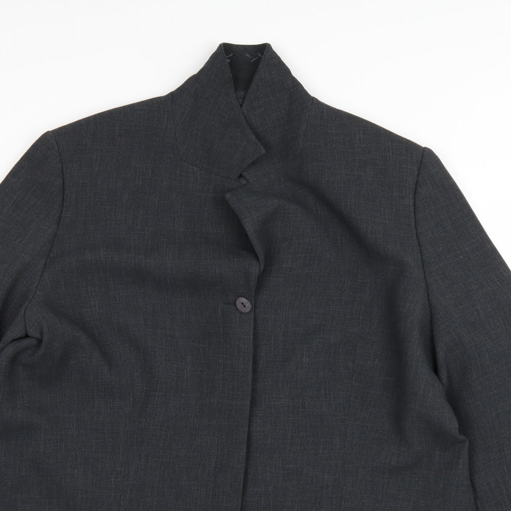 ELVI Womens Grey   Overcoat Coat Size 18