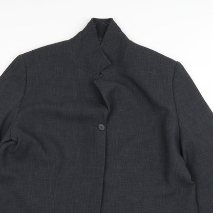 ELVI Womens Grey   Overcoat Coat Size 18