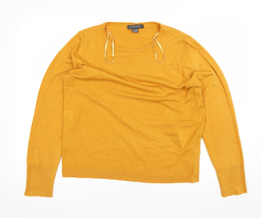 Primark Womens Yellow   Basic T-Shirt Size 12