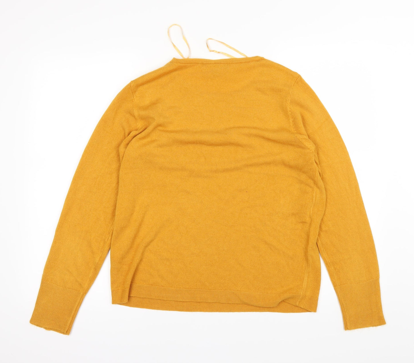 Primark Womens Yellow   Basic T-Shirt Size 12