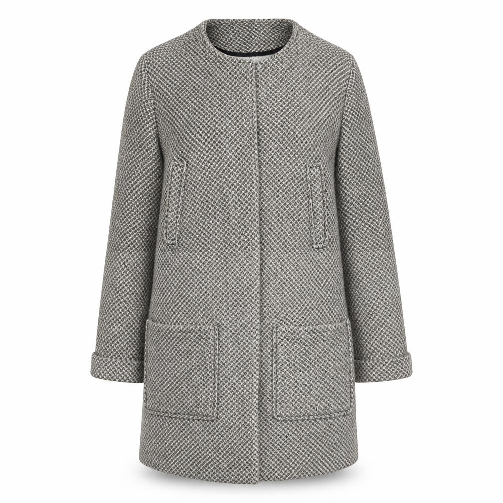 Womens UK Size 14 ASOS White Overcoat