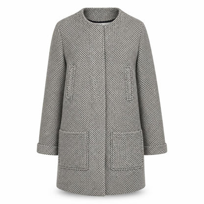 Womens UK Size 14 ASOS White Overcoat