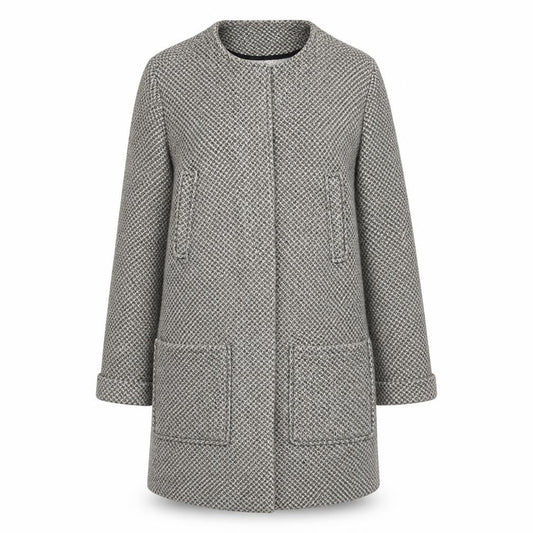 Womens UK Size 14 ASOS White Overcoat