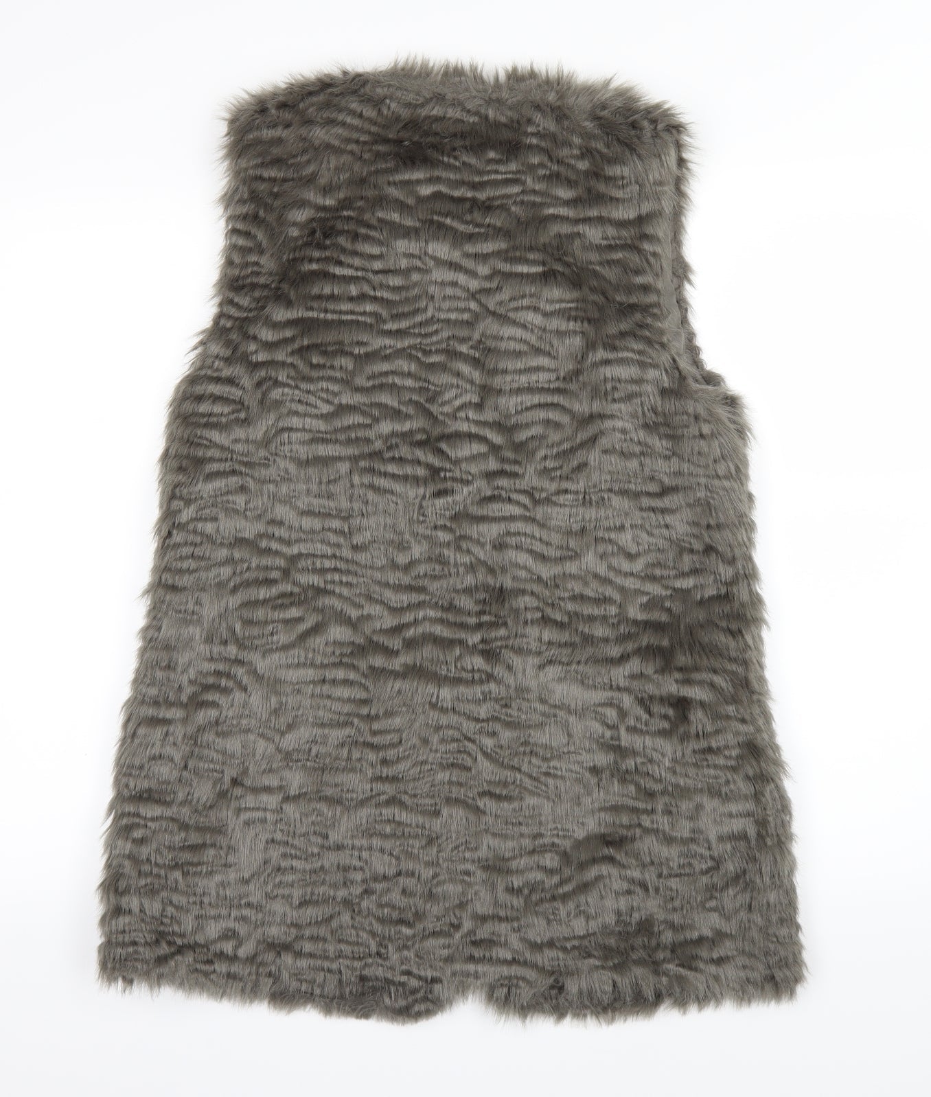Womens UK Size 8 New Look Grey Overcoat