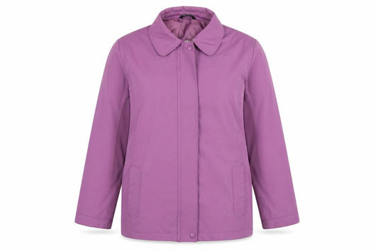 BM Womens Purple   Windbreaker Coat Size L
