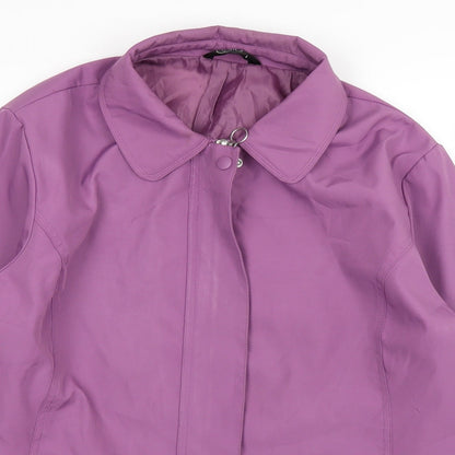 BM Womens Purple   Windbreaker Coat Size L