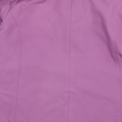BM Womens Purple   Windbreaker Coat Size L