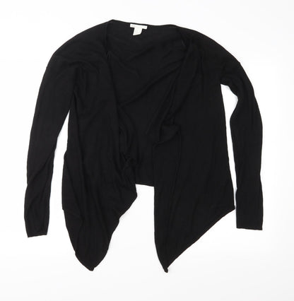 H&M Womens Black  Knit Cardigan Jumper Size XS
