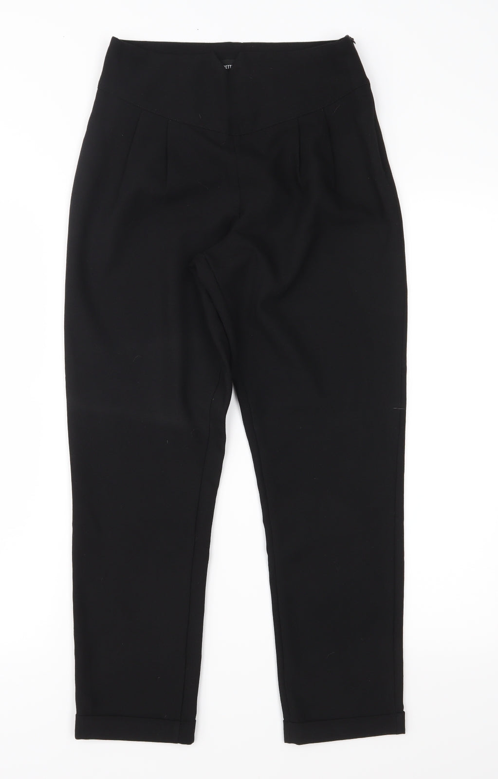 Womens UK Size 6 PRETTYLITTLETHING Regular Fit  Black Trousers